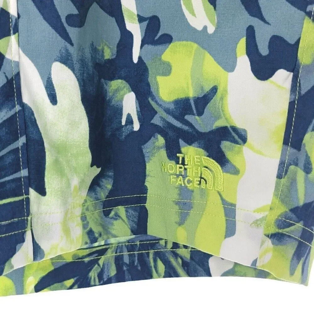 The North Face Flash Dry V Pull On Camo Printed Mens Shorts Size XL Relaxed Fit